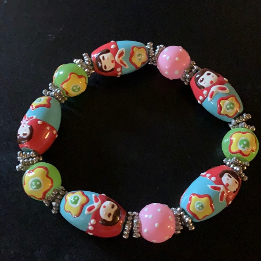Beautiful glass bead bracelet